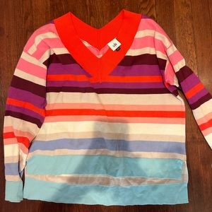 Women’s Striped Cabi Sweater Size Small
